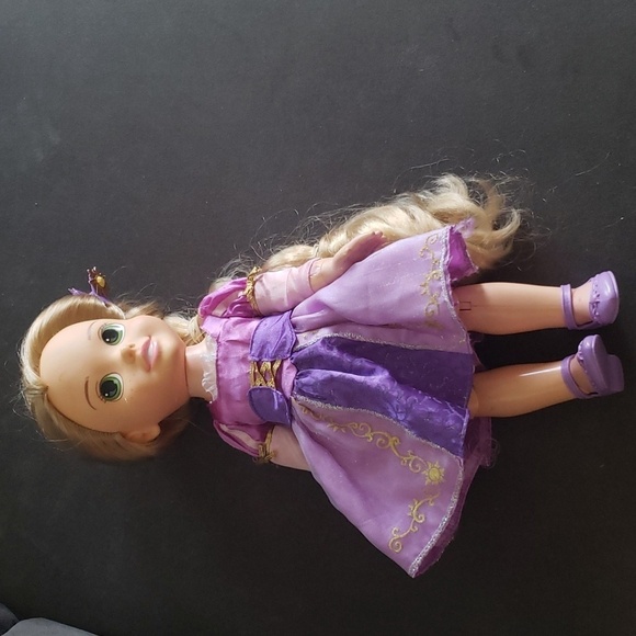 DISNEY LITTLE PRINCESS RAPUNZEL 15" DOLL - Picture 1 of 6